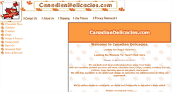 Desktop Screenshot of canadiandelicacies.com