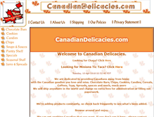Tablet Screenshot of canadiandelicacies.com